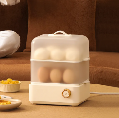 3Pcs Egg Cooking Electric Steamer Egg Boiler