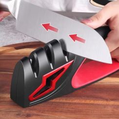 2Pcs Multifunctional Stainless Steel Knife Sharpener