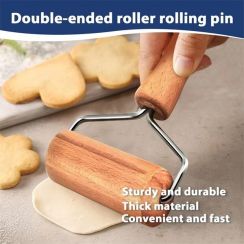 6Pcs Wooden Double Ended Rolling Pin 