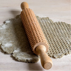 10Pcs Deep Notched Rolling Pin